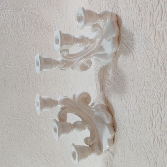 Accents Vintage Ceramic Three Tier Candle Holders Poshmark